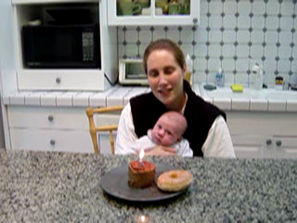 Here's mummy's little message to Alex on his 4 week 'birthday'